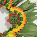 Tongan Kakala Artificial Ti leaves Short Leis